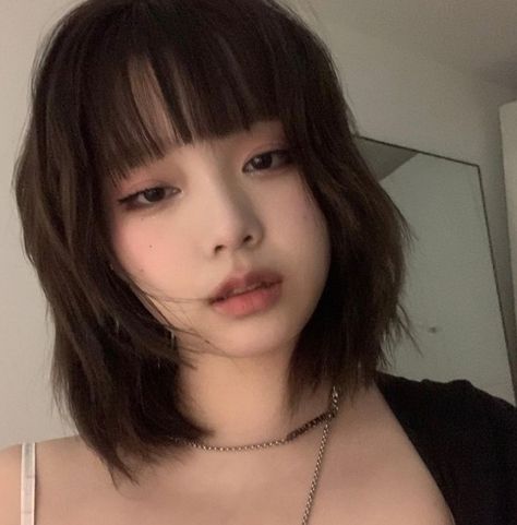 Ulzzang Short Hair, Korean Haircut, Korean Short Hair, Pfp Girl, Asian Short Hair, Hair Inspiration Short, Girl Short Hair, Short Hair With Bangs, Korean Hairstyle