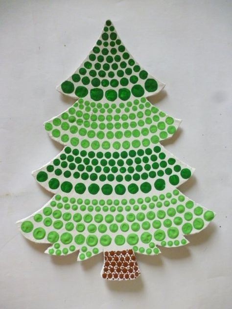 Painted Trees, Mandala Dots, Dot Art, Dots Art, Art Google, Tree Painting, Christmas Art, Christmas Winter, Art Projects