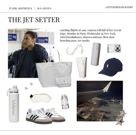 where’s your next flight? 🤍✈️ #travel #itgirl #thatgirl #pinterest #bellahadid #airport #catchingflights #aesthetic #moodboard #jetsetter … | Instagram Aesthetic Airport Outfits, Airport Attire, Airport Chic, Aesthetic Airport, Catching Flights, Jet Set Style, Jetset Babe, Aesthetic Holiday, Flight Travel