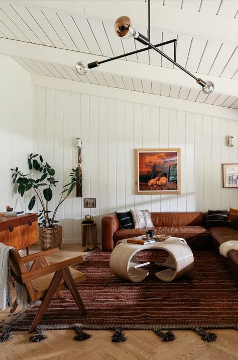 Linda Vista Midcentury Ranch by A1000xBetter | 1stDibs Mid Century Ranch, California Ranch, Neutral Furniture, Midcentury Home, California Homes, A Living Room, Formal Living Rooms, Ranch Style, The Ranch