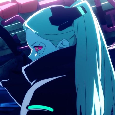 𝐂𝐲𝐛𝐞𝐫𝐩𝐮𝐧𝐤: 𝐄𝐝𝐠𝐞𝐫𝐮𝐧𝐧𝐞𝐫𝐬/𝐑𝐞𝐛𝐞𝐜𝐜𝐚 Cyberpunk Female, Cyberpunk Edgerunners, Cyberpunk Anime, Cyberpunk City, Cyberpunk Art, Aesthetic Gif, Cyberpunk 2077, Blue Box, Cute Anime Pics