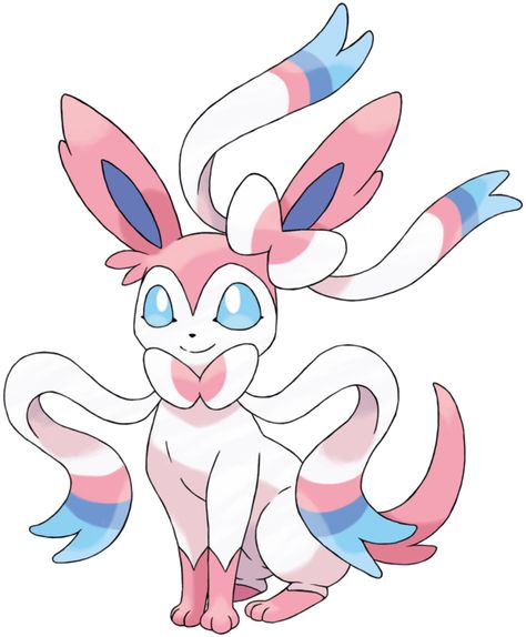 Best Sylveon Pokemon, Deviantart, Pink, Blue, White, Pokémon