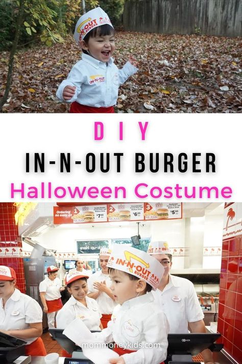 the best Halloween costumes in-n-out halloween costumes In N Out Costume, Kids Costumes Diy, Matching Family Costumes, Family Costumes For Halloween, Halloween Diy Party, Burger Costume, Party Costume Ideas, In And Out Burger, Carve Pumpkins