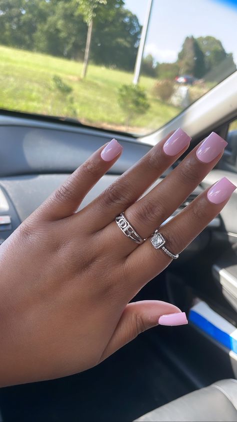 Short Color Nails, Short Solid Nails, Short Acrylic Nails Square Solid Color, Short Basic Acrylic Nails, Short Simple Acrylic Nails, Simple Short Acrylic Nails, Acrylic Toe Nails, Simple Gel Nails, Simple Acrylic Nails