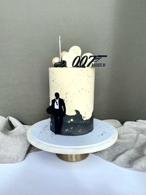 007 Cake Ideas, 007 Theme Party Invitation, Double 007 Theme Party, James Bond Dessert, James Bond Cake Ideas, James Bond Theme Cake, James Bond 50th Birthday Party, 007 James Bond Party Decoration, James Bond Birthday Cake