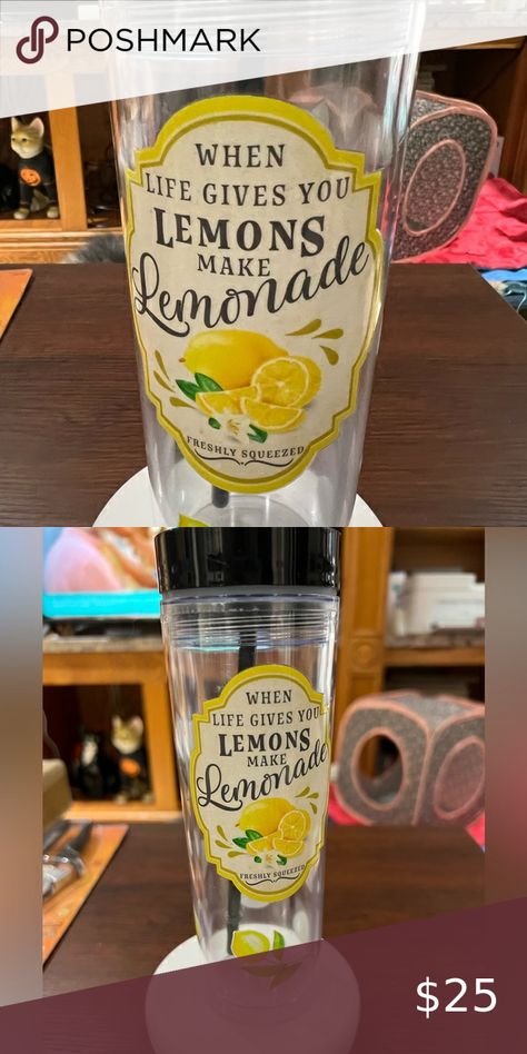 Make Lemonade tumbler Lemonade Tumbler, Make Lemonade, Lemonade, Tumbler, Closet, Clothes Design