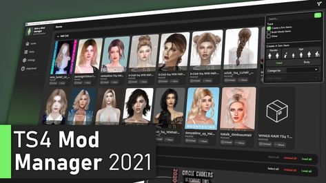 Mod The Sims - Sims 4 Mod/CC Manager 2021 by GameTimeDev [BETA] V1.0.6 Sims 4 Must Have Mods, Sims 4 Best Mods, Sims 4 Hair Male, Sims Gameplay, Sims Background, Die Sims 4, Sims 4 Sims, Background Characters, Sims 4 Game Mods