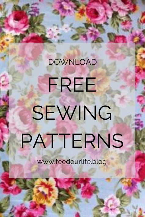 Easy Sewing Patterns Free, Free Printable Sewing Patterns, Sewing Patterns Free Women, Timeless Clothing, Chic Crochet, Beginner Sewing Patterns, Sewing Machine Projects, Free Pdf Sewing Patterns, Printable Sewing Patterns