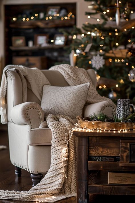 Transform your living room into a holiday haven with these 30 Christmas decor ideas! From cozy winter accents to dazzling tree displays, find inspiration to make your living space warm and festive for the season. Perfect for creating a merry atmosphere for family gatherings! #ChristmasDecor #LivingRoomDecor #HolidayInspiration Christmas Living Room Decor Ideas, Christmas Living Room Decor, Dreamy Nursery, Decor Ideas For Living Room, Christmas Living Room, Holiday Fragrance, Ideas For Living Room, Nursery Room Inspiration, Christmas Decorations Living Room