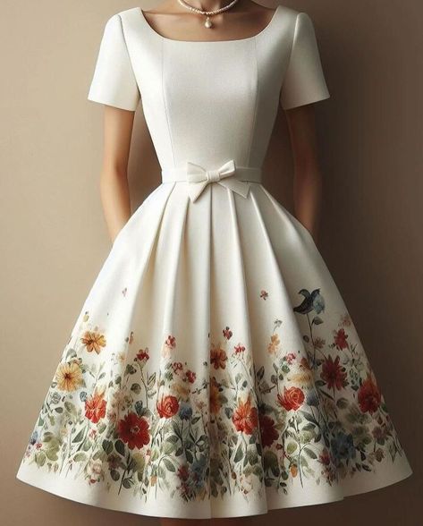 Vintage Dresses 40s, White Graduation Dress, Graduation Look, White Dresses Graduation, Simple White Dress, Frock For Women, Pretty Prom Dresses, Elegant Dresses For Women, Women Outfit