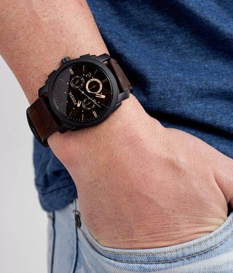 Mens Watches Affordable, Fossil Watches For Men, Stylish Watches Men, Trendy Watches, Mens Watches Leather, Premium Watches, Latest Watches, Mens Fashion Watches, Fossil Watch