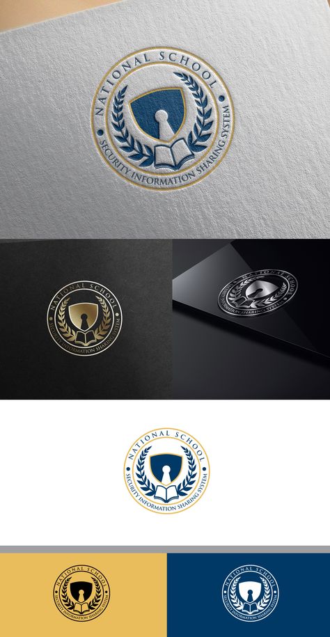 Private School Logo Design, Private School Branding, Security Logo Design Ideas, Security Company Logo, Security Logo Design, Private School Uniforms, Security Logo, Security Company, Security Training