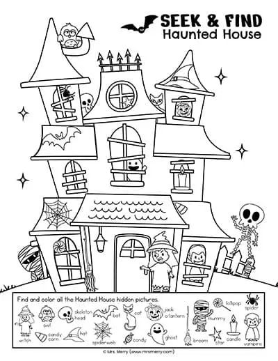 Halloween Spot The Difference, Halloween Activity Sheets, House Printable, Halloween Puzzles, Seek And Find, Halloween Worksheets, Halloween Preschool, Spot The Difference, Printable Puzzles