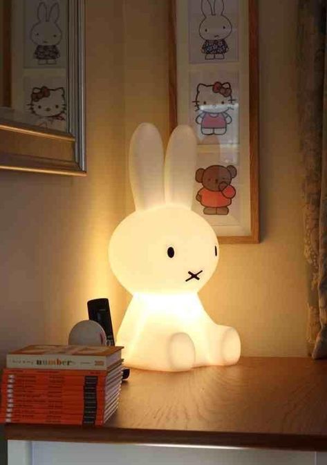 Miffy Lamp Nursery, Miffy Lamp Aesthetic, Miffy Room Decor, Miffy Decor, Miffy Light, Lights For Nursery, Miffy Stuff, Toddler Night Light, Cute Lamps