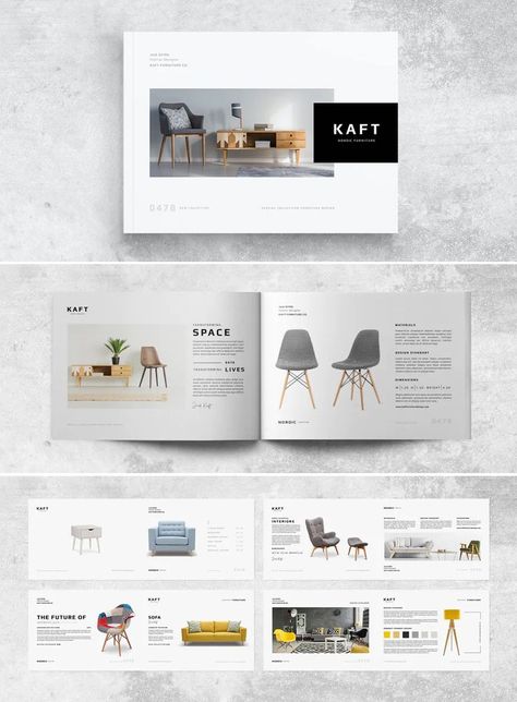 Furniture Catalog Template PSD - 16 Pages Furniture Design Catalog, Catalog Furniture Design, Furniture Catalog Design Layout, Furniture Catalog Cover Design, Furniture Magazine Layout, Furniture Catalogue Design Layout, Product Catalogue Design Layout, Furniture Schedule, Furniture Catalogue Design