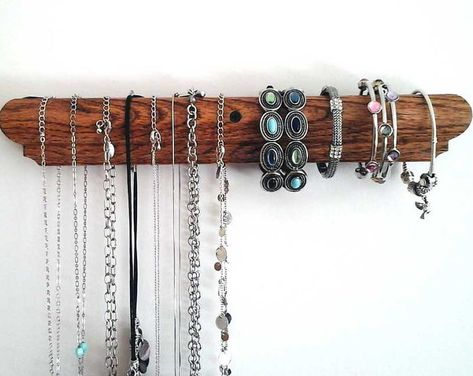 Handmade Jewelry Organizers & Home Decor by WoodenInnovations Hangers Design, Jewelry Holder Wall, Bracelet Organizer, Jewelry Organizer Wall, Jewelry Organizers, Hanging Jewelry, Jewelry Organizer, Jewelry Holder, Watches Jewelry