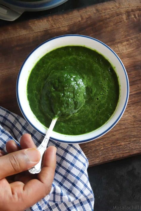 How to Make Spinach Puree | Homemade Palak Puree – Masalachilli - A Complete Vegetarian Food Experience! Spinach Puree, How To Make Spinach, Chilli Recipes, Food Experience, Leafy Vegetables, Chopped Spinach, Spinach Recipes, Spinach Leaves, Pureed Food Recipes