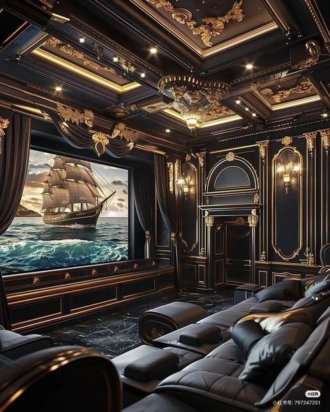 Luxury Tv Room Design, Luxury Tv Room, Tv Room Design Ideas, Cinema Room Design, Home Theater Room Design, Theater Room Design, Decor Ideas For Living Room, Home Decor Cozy, Luxury Houses Mansions