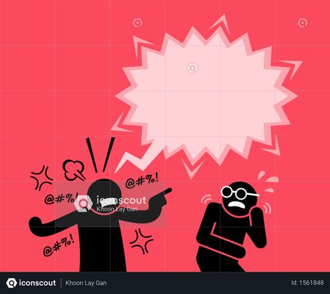 Man Shouting Illustration, Shouting Illustration, Friend Illustration, Line People, People Illustrations, People Screaming, Friends Illustration, People Illustration, Icon Pack