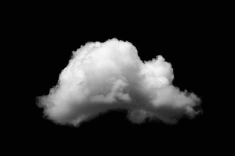 Close-up single white cloud isolated on ... | Free Photo #Freepik #freephoto #freebackground #freesummer #freecloud #freenature Single Cloud Aesthetic, Clouds Widget, Cloud Widget, Cloud Black And White, Clouds Black And White, Cloud Overlay, Aesthetic Overlays, Sky Photoshop, Cloud Texture