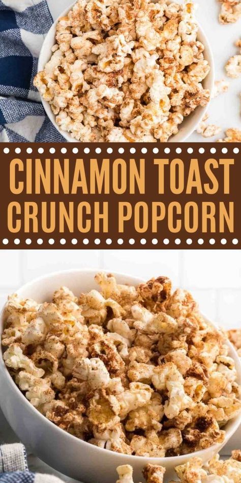 Popcorn Business, Flavored Popcorn Recipes, Cinnamon Popcorn, Popcorn Recipes Sweet, Christmas Snack Mix, Today Recipes, Popcorn Recipes Easy, White Chocolate Drizzle, Crunch Recipe