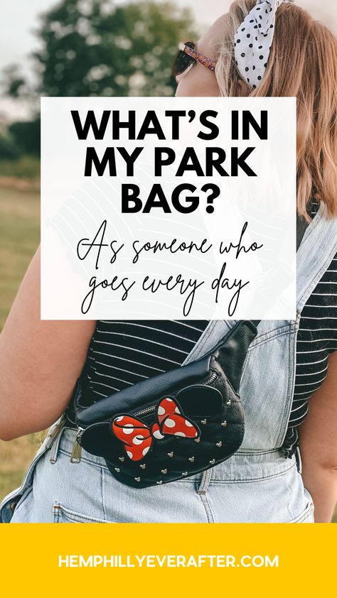 This is one of the BIGGEST question guests have when planning a Walt Disney World Vacation and it can honestly be one of the biggest make it or break it elements of your trip. It’s taken me awhile to really nail my perfect park bag but I finally feel really confident in the items and products I carry with me almost every day! Park Bag Essentials, Disney World Nails, Bag Must Haves, Make It Or Break It, Disney Packing, Disney Park Outfit, Disney World Outfits, Disney Day, Disney World Parks