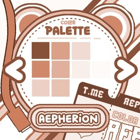 Flat Color Palette, Color Tips, Hex Color Palette, Color Palette Challenge, Paint Brush Art, Brown Color Palette, Stunning Hairstyles, Palette Art, Skin Color Palette