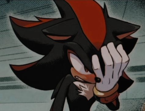 Shadow From Sonic, The Shadow, The Hedgehog, Sonic The Hedgehog, Sonic, Red, Hair, Black