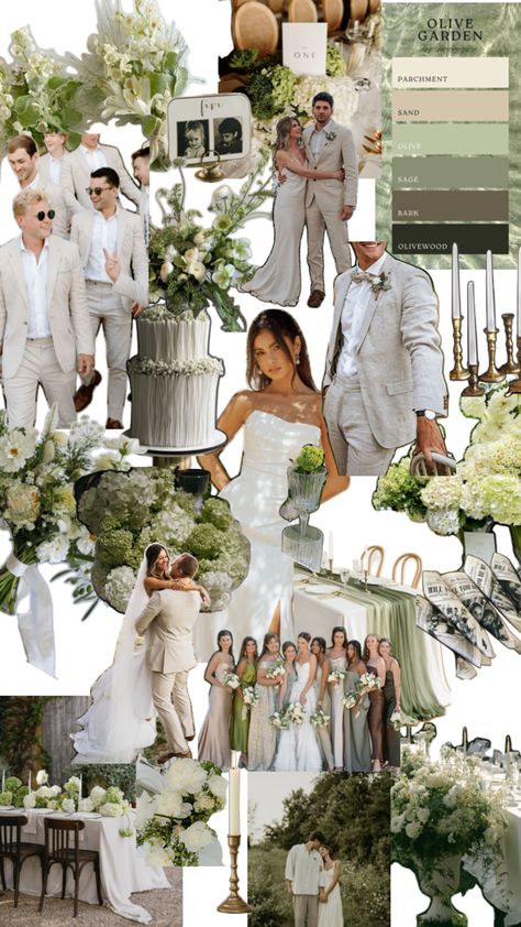 Cabo Wedding Color Scheme, Green Wedding Moodboard, Destination Wedding Color Schemes, August Wedding Colors, Destination Wedding Colors, Wedding Color Scheme, Forest Theme Wedding, Cabo Wedding, Cabo Weddings