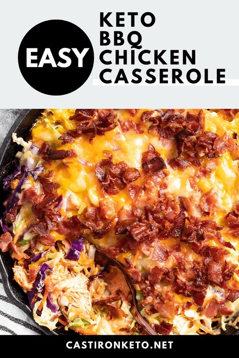 Bbq Chicken Casserole, Keto Bbq Chicken, Keto Bbq, Keto Casseroles, Keto Casserole, Low Carb Casseroles, Healthier Recipes, Best Keto Diet, Bariatric Recipes