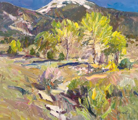 Walt Gonske, Almost Fall, 2005, oil, 26 x 30. Walt Gonske Paintings, Impressionistic Paintings, Art Magazine, Southwest Art, Impressionist Paintings, Magazine Art, Beautiful Artwork, Landscape Art, Paintings