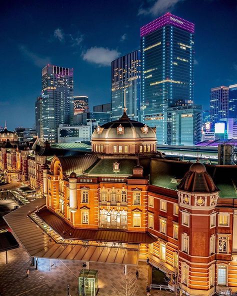 Tokyo Station Aesthetic, Japan Scenery, Photography Japanese, Nice Scenery, Tokyo Shibuya, Pokemon Regions, Tokyo Station, Look Office, Japan Photography