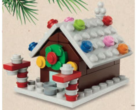 LEGO Set 6349568-1 Gingerbread House Lego Gingerbread House Diy, Lego Christmas Gifts, Gingerbread House Diy, Lego Gingerbread House, Mini Gingerbread House, Diy Lego, Lego Christmas, Gingerbread Village, Lego Man