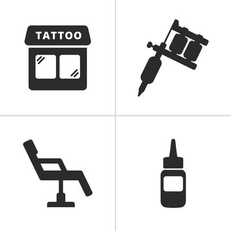 Tattify Tattoo Vector, Custom Temporary Tattoos, India Inspired, Barber Shop Decor, Face Jewellery, Simple Tattoo, Simple Face, Tattoo Needles, Cute Cartoon Images