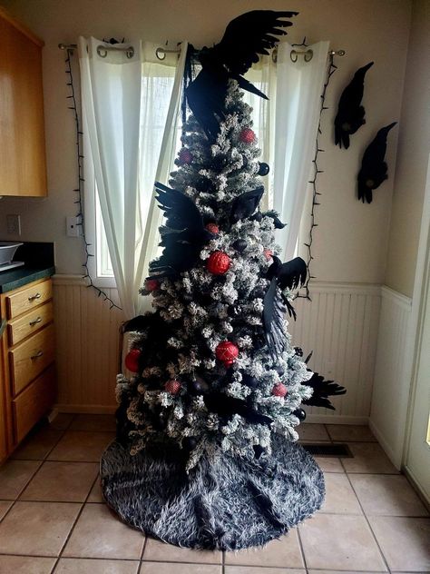 Creepmas Tree, Twilight Christmas, Winter Solstice, Yule, Christmas Tree, Holiday Decor, Christmas, Home Decor, Home Décor