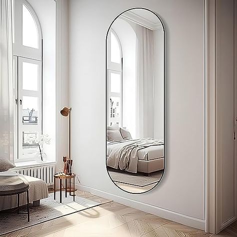 Big Oval Mirror, Arched Full Length Mirror, Hall Mirror, Full Length Wall Mirror, Mirror Full Length, Hall Mirrors, Full Length Mirrors, Contemporary Art Deco, Entryway Mirror