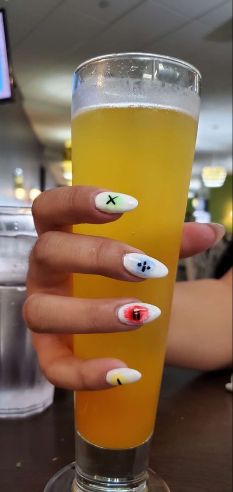 Ed Sheeran Nails Ideas, Eurovision Nails, Ed Sheeran Nails, Ed Sheeran Mathematics Tour, Concert Nails, Ed Sheeran, Nails Ideas, Gel Nail, French Nails