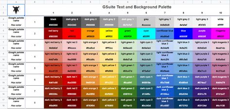 Notes Color Palette, Good Notes Color Palette, Light Blue Hex, Color Hex Codes, Color Palette Hex Codes, Hexadecimal Color, Green Name, Web Colors, Light Cyan