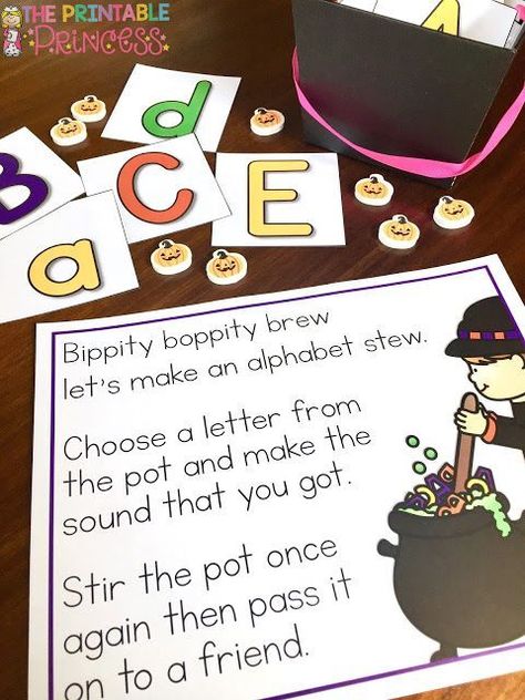 Oh my word. Can you believe we are already talking Halloween? And right after Halloween comes Thanksgiving. And then it's Christmas. And then it's 2017. So that means it's practically 2017! Woah let's Halloween Activities For Kindergarten, Letter Sound Practice, Halloween Literacy, Letter Practice, Printable Princess, October Activities, Halloween Kindergarten, Hallowen Ideas, Fall Kindergarten