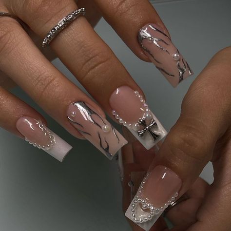 Nail Art Designs Fall, Late Summer Nails, Early Fall Nails, Beautiful Nail Art Designs, Grunge Nails, Simple Acrylic Nails, Classy Acrylic Nails, Long Square Acrylic Nails, Bling Acrylic Nails