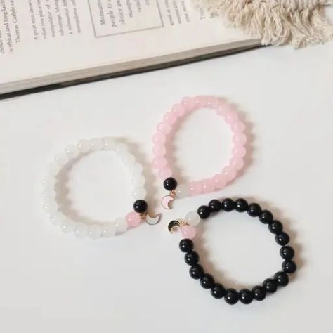 Matching Bracelets for your trio Price: 249/- Trio Bracelets, Bracelet Trio, Bracelet Matching, Matching Bracelet, Crystal Bracelet, Matching Bracelets, Crystal Bracelets, Accessories Design, Elastic