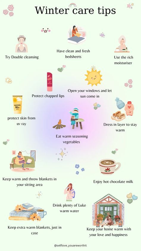 winter essential self care routine !!! Winter Holiday Routine, Winter Self Care Tips, January Self Care, Winter Health Tips, Winter Selfcare, Introvert Activities, Nanny Job Description, Self Care Must Haves, Winter Routine