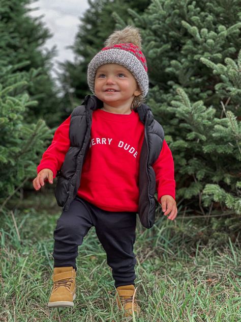 Christmas Crafts Baby, Christmas Craft Toddler, Kids Christmas Outfits Boys, Toddler Christmas Craft, Baby Boy Holiday Outfit, Baby Christmas Outfits, Toddler Boy Christmas Outfits, Baby Christmas Crafts, Baby Boy Fall Outfits