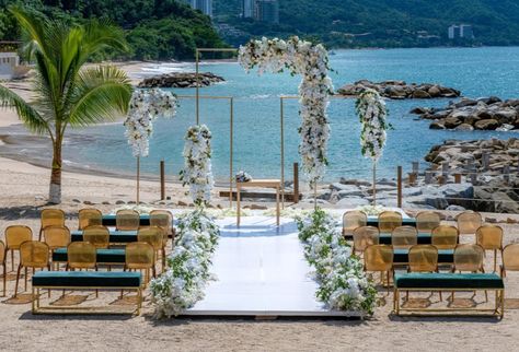 10 Best Wedding Packages and Venues in Puerto Vallarta for 2024 Jamaican Wedding, Mexico Wedding Venue, Cancun All Inclusive, Puerto Vallarta Wedding, Oceanfront Wedding, All Inclusive Wedding Packages, All Inclusive Wedding, Wedding Options, Gazebo Wedding