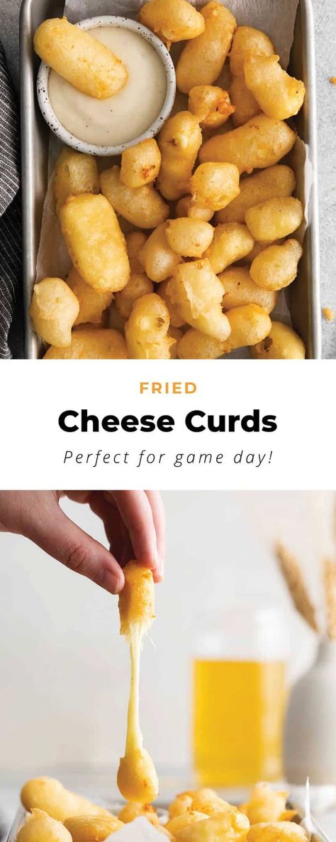 How To Make Fried Cheese Curds, How To Make Cheese Curds, Fried Cheese Curds Recipe, Homemade Cheese Curds, Deep Fried Cheese Curds, Freezing Cheese, Cheese Curds Recipe, Fried Cheese Curds, Fried Cheese