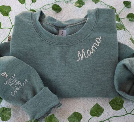 Momma Embroidered Sweatshirt, Embroidered Mama Shirt, Hand Embroidered Mama Shirt, Embroidered Collared Shirt, Hand Embroidered Mama Sweatshirt, Embroidered Mom Sweatshirt, Mama Sweatshirt Embroidered, Mom Embroidered Sweatshirt, Diy Embroidered Shirt