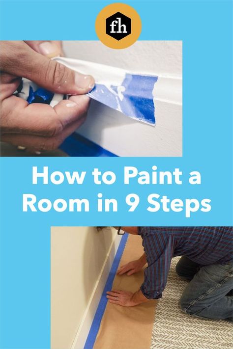 Cool Stuff To Paint, Steps To Painting A Room, Painting Room Tips, Stuff To Paint, Gallon Of Paint, Hide Wires, Interior Wall Paint, Painting Contractors, Wall Paint Designs