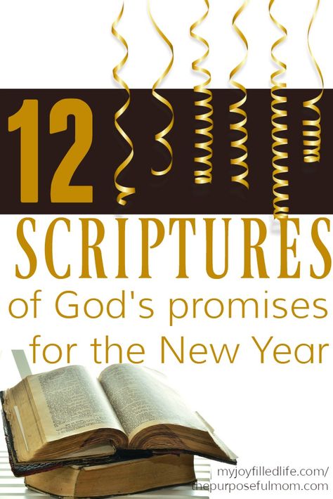 12 Scriptures for the New Year New Year Devotions, New Year Scripture, New Year Verses, New Year Bible Verse, The Promises Of God, Eve Game, Christian Homemaking, Bible Verses For Women, Promises Of God