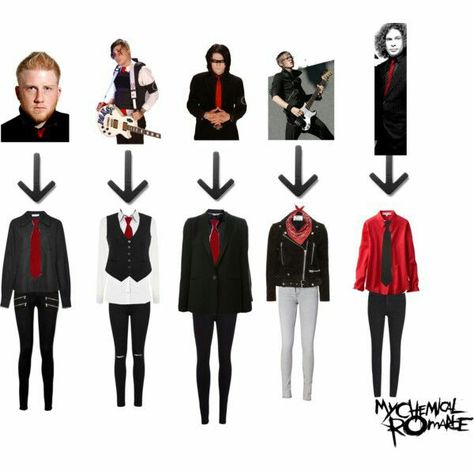 MCR outfit !!! Mcr Outfits, Danger Days, Jen Jen, Black Parade, Casual Cosplay, Emo Outfits, Emo Bands, Emo Fashion, Emo Scene