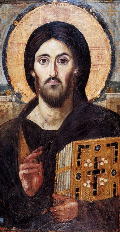 Jesus Christ Pantokrator (Illustration) - World History Encyclopedia Christ Pantocrator, Art History Lessons, Istoria Artei, Eastern Orthodox Church, Orthodox Christian Icons, Crucifixion Of Jesus, History Painting, Art Ancien, Byzantine Art